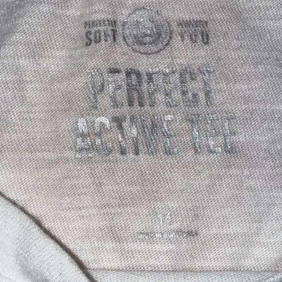 SO clothing Girl's Pink and White Cheer Varsity Tee Size 14 - Picture 2 of 2